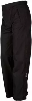 PRO-X elements Regenhose mit durchgehenden Reißverschlüssen in Kurzgrößen schwarz
