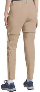 Jack Wolfskin Hikeout Zip Away Hose Damen Regular (A63929) hazel wood