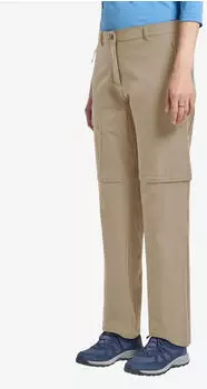 Jack Wolfskin Pico Trail Zip Off Pants Women Regular (A63907) hazel wood