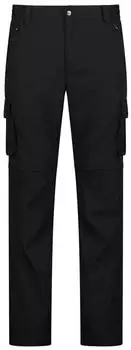 CMP Herren Zip-Off Stretchhose Mit Cargo-Taschen (31T5627) schwarz