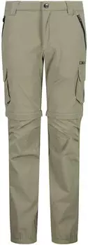 CMP Boy's Zip-Off Stretch Hose mit Cargotaschen (31T5624) beige