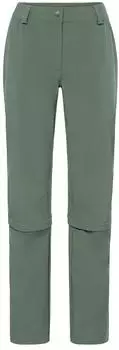 VAUDE Women's Farley Stretch Capri T-Zip Pants III (48501) gr&uuml;n