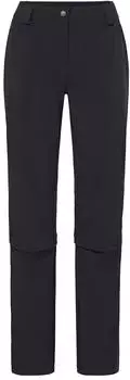 VAUDE Women's Farley Stretch Capri T-Zip Pants III (48501) schwarz