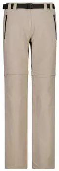 CMP Women's Zip-Off Hiking Trousers (3T51446) sabbia-antracite
