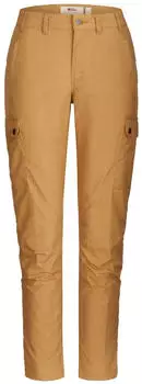 Fj&auml;llr&auml;ven Stina Trousers W Long buckwheat brown