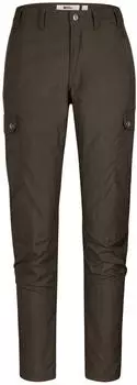 Fj&auml;llr&auml;ven Stina Trousers W Short dark olive