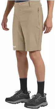 Jack Wolfskin Hikeout Shorts Men Kurze Wanderhose Herren beige hazel wood (A63930_A0082)