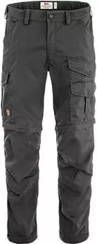 Fj&auml;llr&auml;ven Vidda Pro Lite Zip-off Trs M (F12200221) Long dark grey
