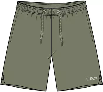CMP Trekking Shorts mit G&uuml;rtel (32C6436) avocado