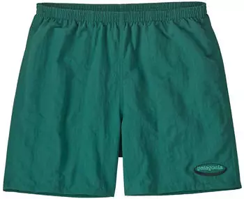 Patagonia Men's Baggies Shorts (57022) 95 oval logo: gem green