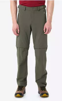 VAUDE Men's Farley Stretch T-Zip Pants III khaki uni Short