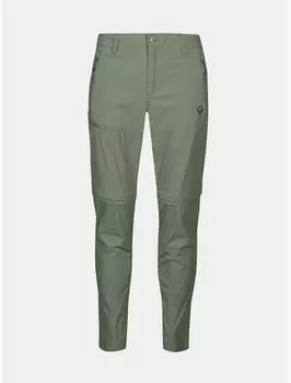 Halti Pallas Cool Stretch Zip-off Pants deep green spray