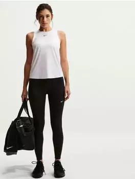 Nike One Hose 7/8 schwarz/wei&szlig; (Damen) (IO0579-010)