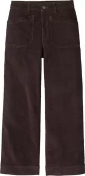 Patagonia Wide-Leg Corduroy Kletterhose lang den brown (Damen) (56910-DNBR)