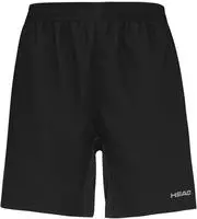 Head 811379-BK, Head Club 7in Shorts Herren-Schwarz,Silber