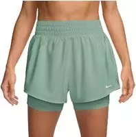 Nike DX6016-007, Nike Dri-Fit One High Rise 2in1 3in Shorts Damen - salbei,...