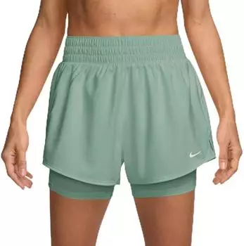 Nike One Dri-FIT 2in1 Hose kurz steam/white (Damen) (DX6016-007)