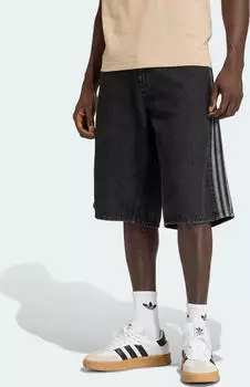 adidas Firebird Adicolor Jeans-Jorts Hose kurz true black denim (Herren) (KD1498)