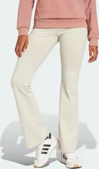 adidas Originals Rib Flared Leggins Hose lang beige/wei&szlig; (Damen) (JD3072)