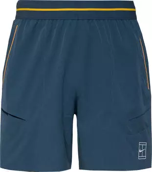 Nike Court Dri-FIT Advantage Hose kurz new slate/laser orange/white (Herren) (FZ6913-438)