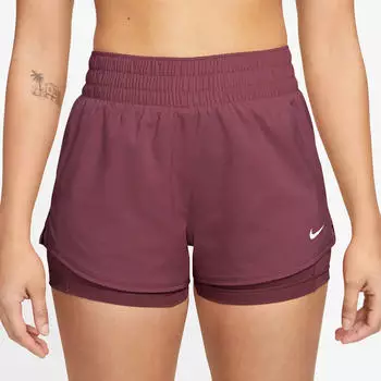 Nike One Dri-FIT 2-in-1-Shorts mit mittelhohem Taillenbund Damen (DX6012)
