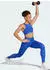 adidas Techfit Stash Pocket Full-Length Hose lang semi lucid blue (Damen) (IX4994)