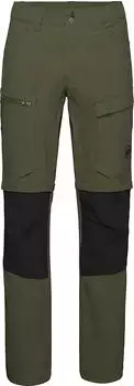 Mammut Zinal Hybrid Zip-Off Hose lang dark marsh/black (Herren) (1022-01991-40294)