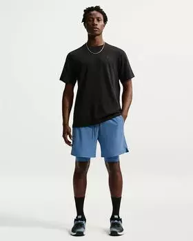 Nike Unlimited Dri-FIT 2-in-1 Hose kurz indigo storm/black (Herren) (DV9334-459)
