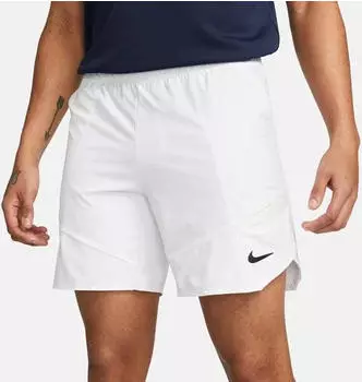 Nike Court Dri-FIT Advantage Hose kurz wei&szlig;/schwarz (Herren) (DD8329-100)