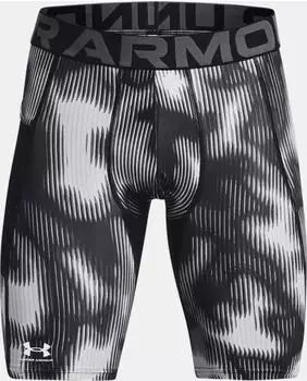 Under Armour HeatGear Print Hose kurz schwarz/weiß (Herren) (1380919-001)