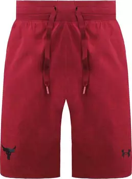 Under Armour Project Rock Snap Hose kurz league red/black (Herren) (1361616-626)
