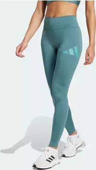 adidas Train Essentials Big Logo Full-Length Hose lang preloved teal (Damen) (JX4756)