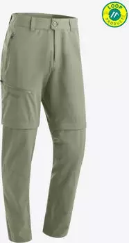Maier Sports Tajo Loop Zip-Off Hose lang green pond (Herren) (3005401-M20010)