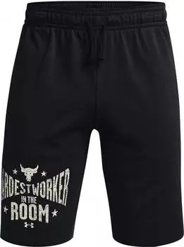 Under Armour Project Rock Hose kurz black/stone (Herren) (1370459-001)