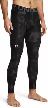 Under Armour HeatGear Armour Print Hose lang schwarz (Herren) (1383322-001)