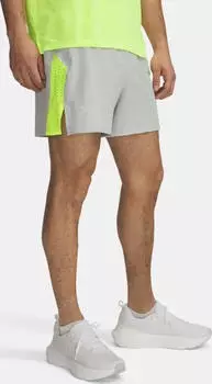 Under Armour Launch Elite Hose kurz hydro green/high vis yellow/reflective (Herren) (1376509-377)