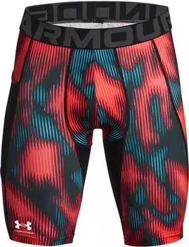 Under Armour HeatGear Print Hose kurz beta/white (Herren) (1380919-628)