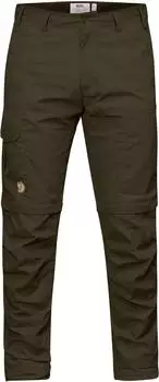 Fj&auml;llr&auml;ven Karl Pro Zip-off Trousers M dark olive