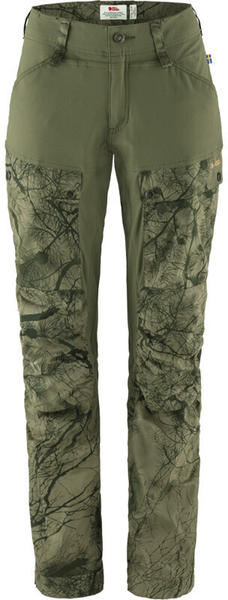 Fjällräven Keb Trousers W Reg (89898) green camo/laurel green