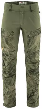 Fj&auml;llr&auml;ven Keb Trousers Regular (85656R) green camo/laurel green