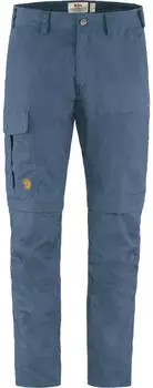 Fj&auml;llr&auml;ven Karl Pro Zip-off Trousers indigo blue