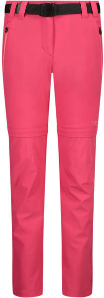 CMP Girl's Zip/Off Trousers In Stretch Fabric (3T51445) fragola