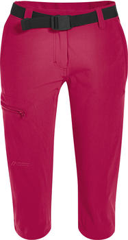 Maier Sports Inara Slim Capri Pants Women persian red