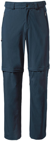VAUDE Men's Farley Stretch T-Zip Pants III dark sea