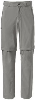 VAUDE Men's Farley Stretch T-Zip Pants III stone grey