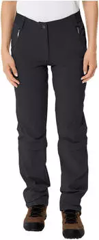 VAUDE Women's Farley Stretch Capri T-Zip Pants III black