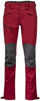 Bergans Fjorda Trekking Hybrid W Pants red/solid dark grey