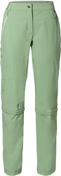 VAUDE Women's Farley Stretch Capri T-Zip Pants III willow green