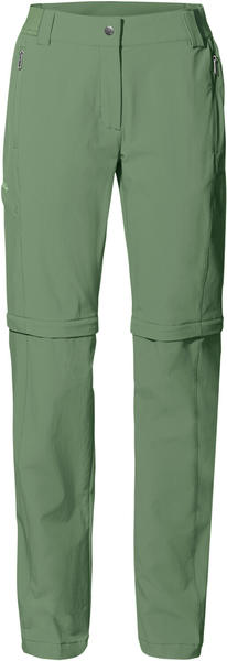 VAUDE Women's Farley Stretch ZO T-Zip Pants II willow green