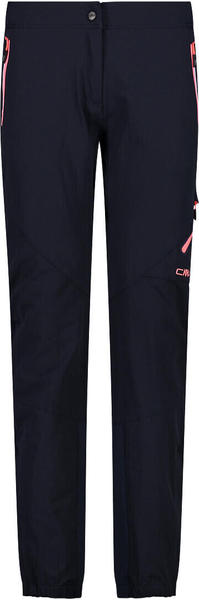 CMP Women's Ergonomic Unlimitech Trousers In 4/Way Stretch Ripstop (30T2316) b.blue/ewd fluo